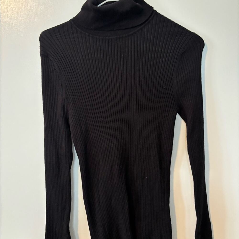 Vintage Autumnal Layering Grunge Core Monochrome Everyday LOFT Turtleneck Lg.